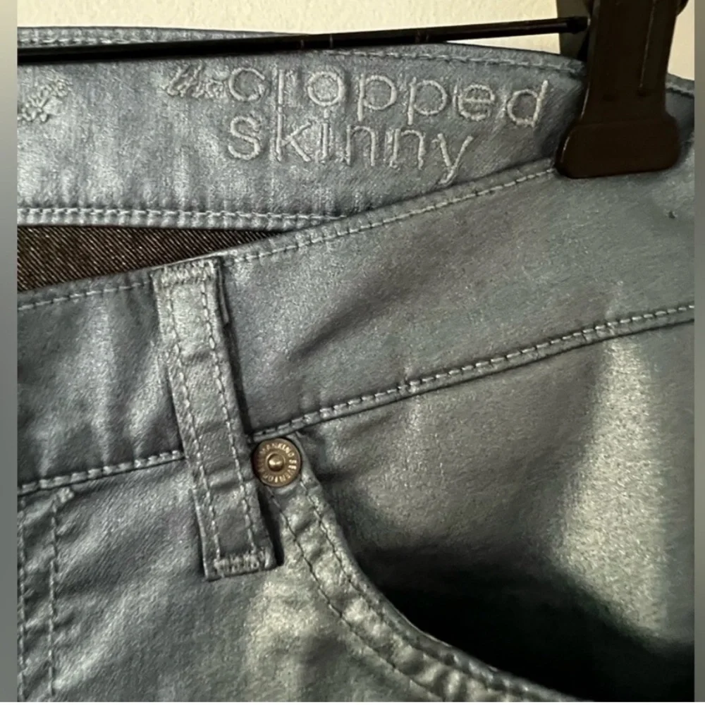 7 For All Mankind Metallic
Coated Skinny Shimmer
Jeans Sz 28 - Picture 10 of 15